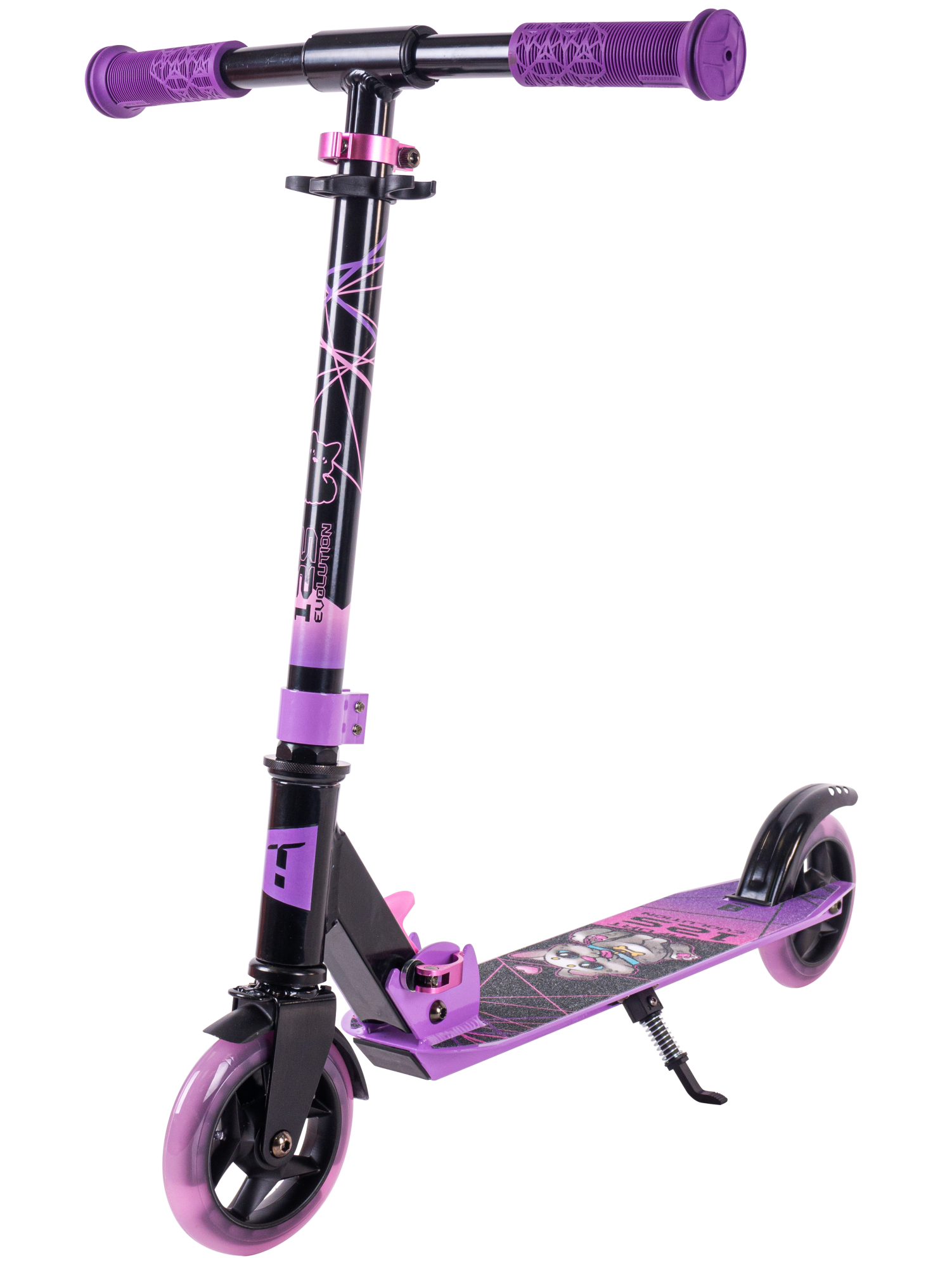 Самокат Comfort 125 evolution purple 1/4