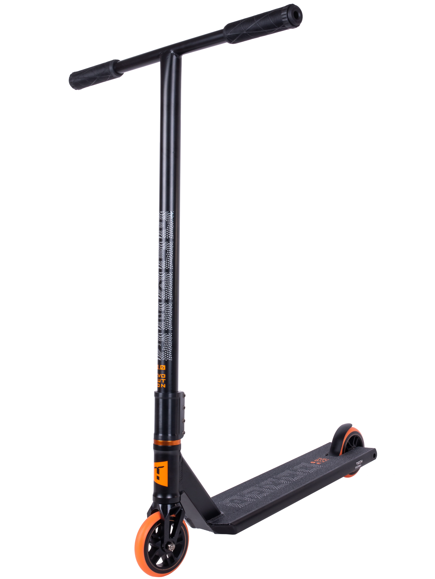 Самокат трюковой Duker 3.0  black/orange1/4