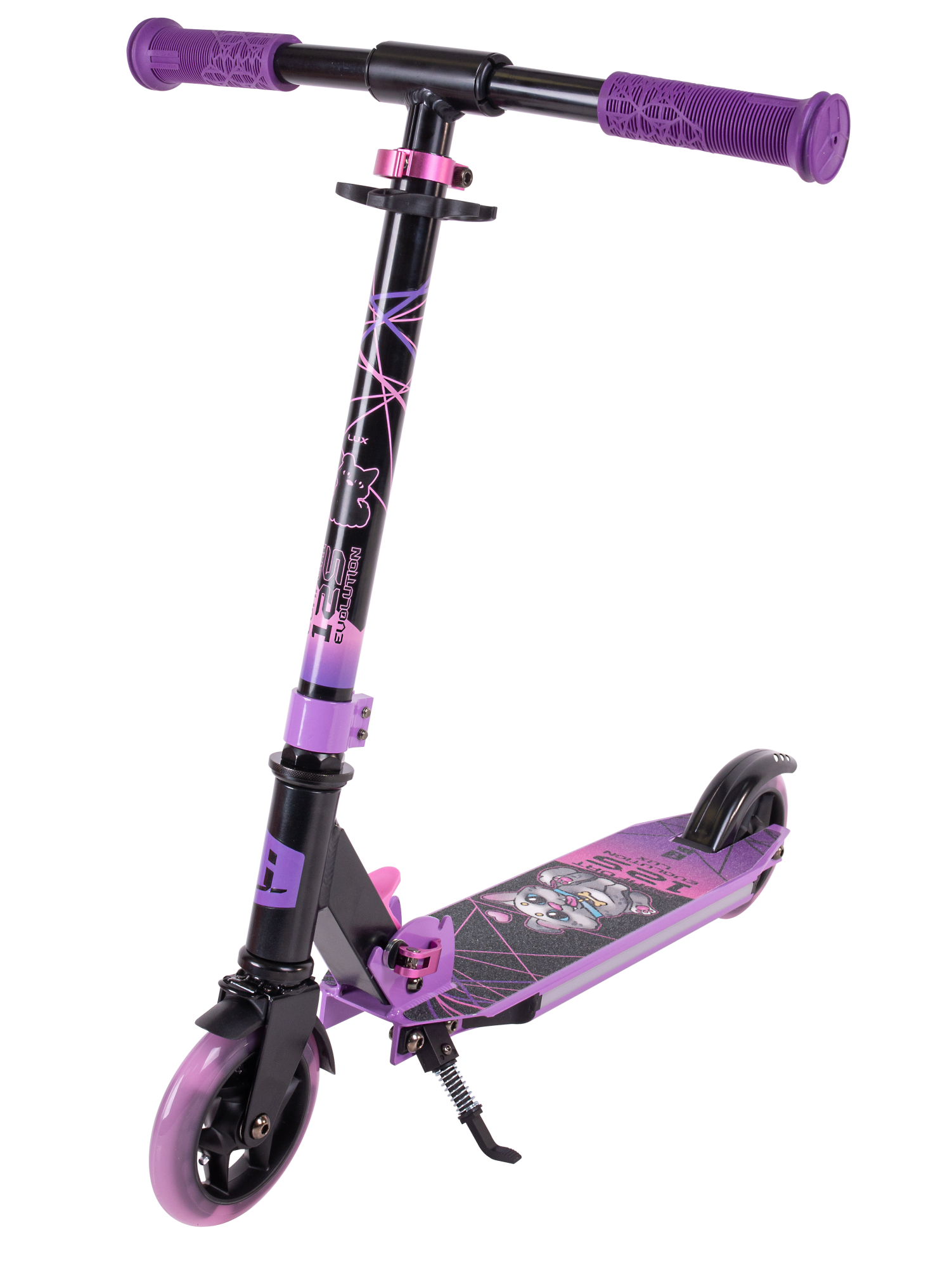 Самокат Comfort 125 evolution  lux purple 1/4