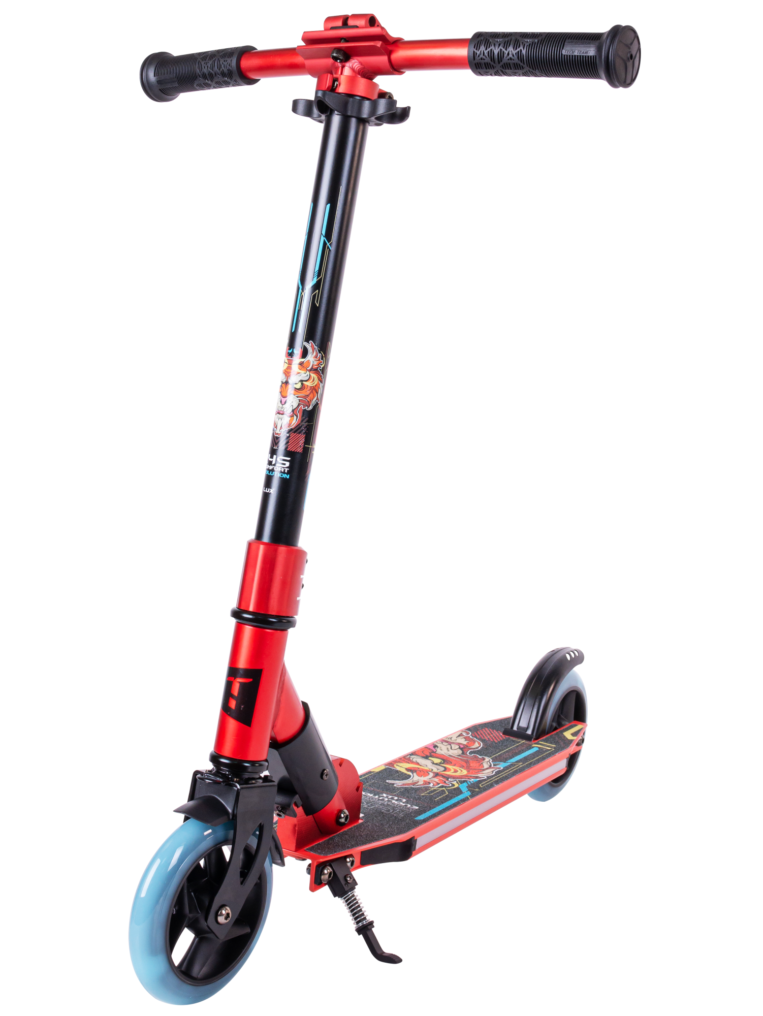 Самокат Comfort 145 evolution  lux red 1/4