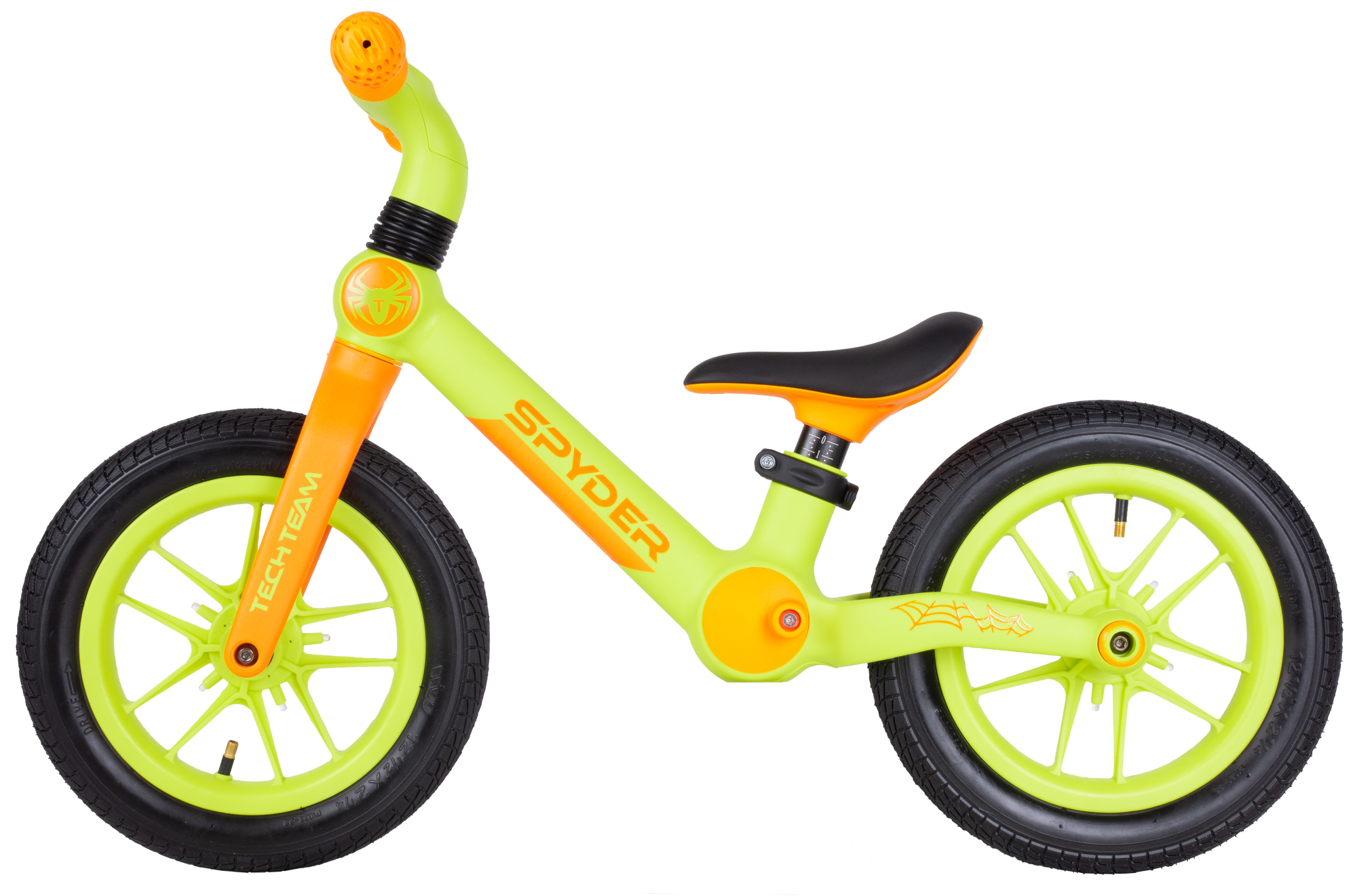 Беговел Spyder зеленый 1/1  колпачки