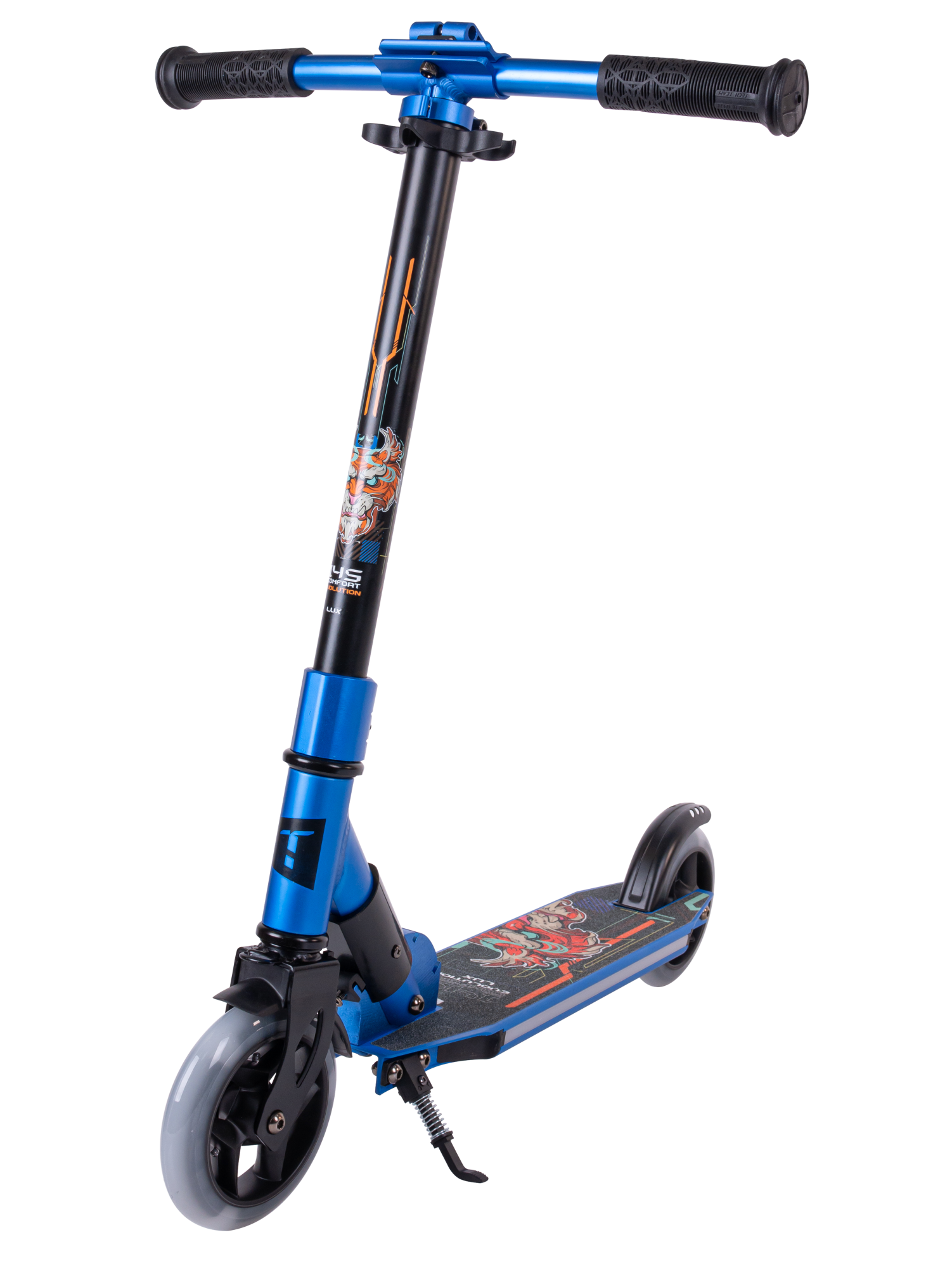 Самокат Comfort 145 evolution  lux blue 1/4