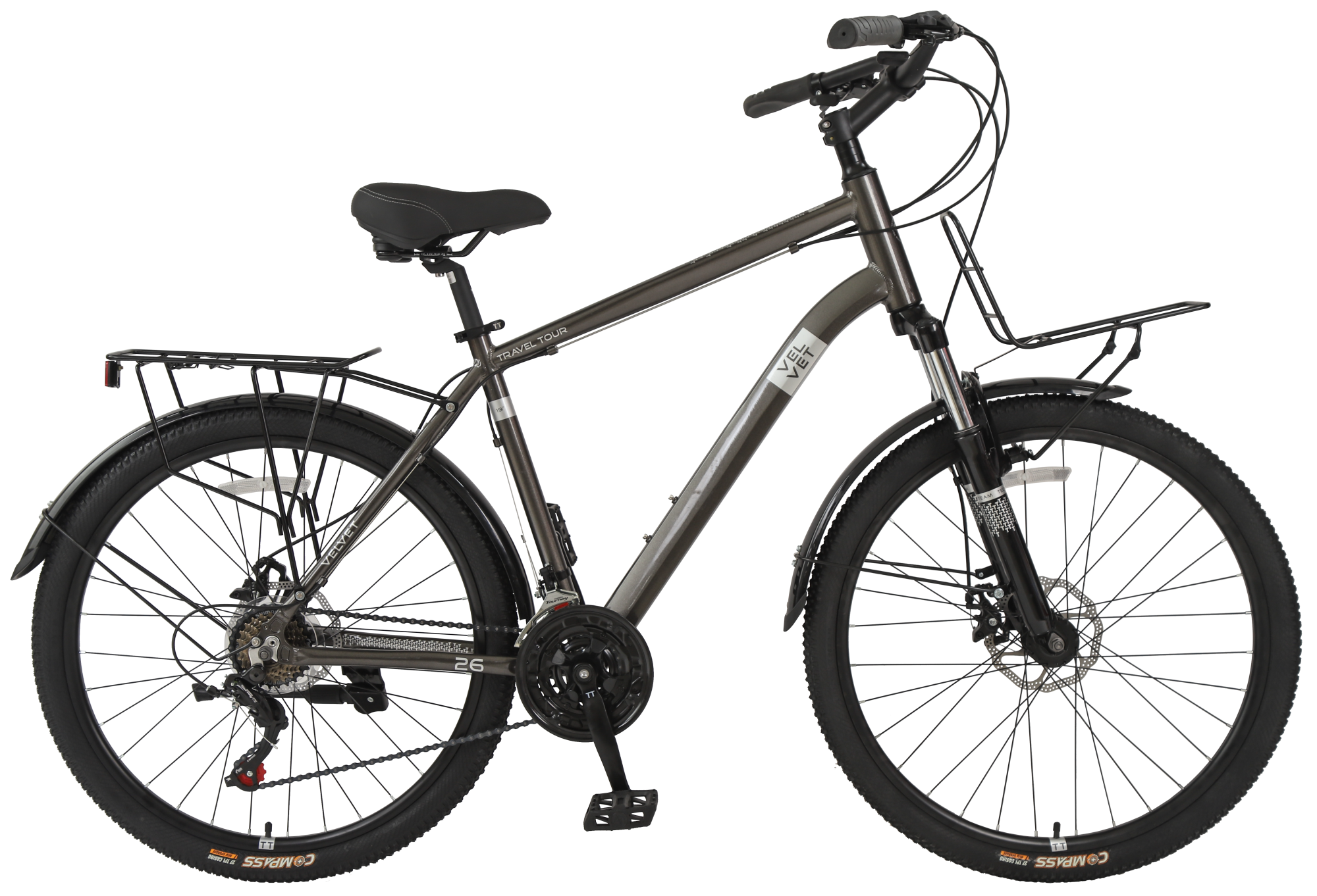 Velvet 26х17 графит (серый)