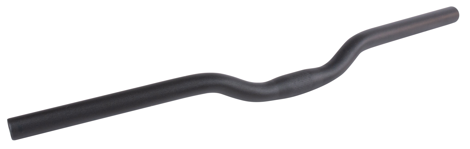 Руль стальной 600мм, зажим 25,4мм, подъем 20мм, загиб 15 600/25.4/20/15