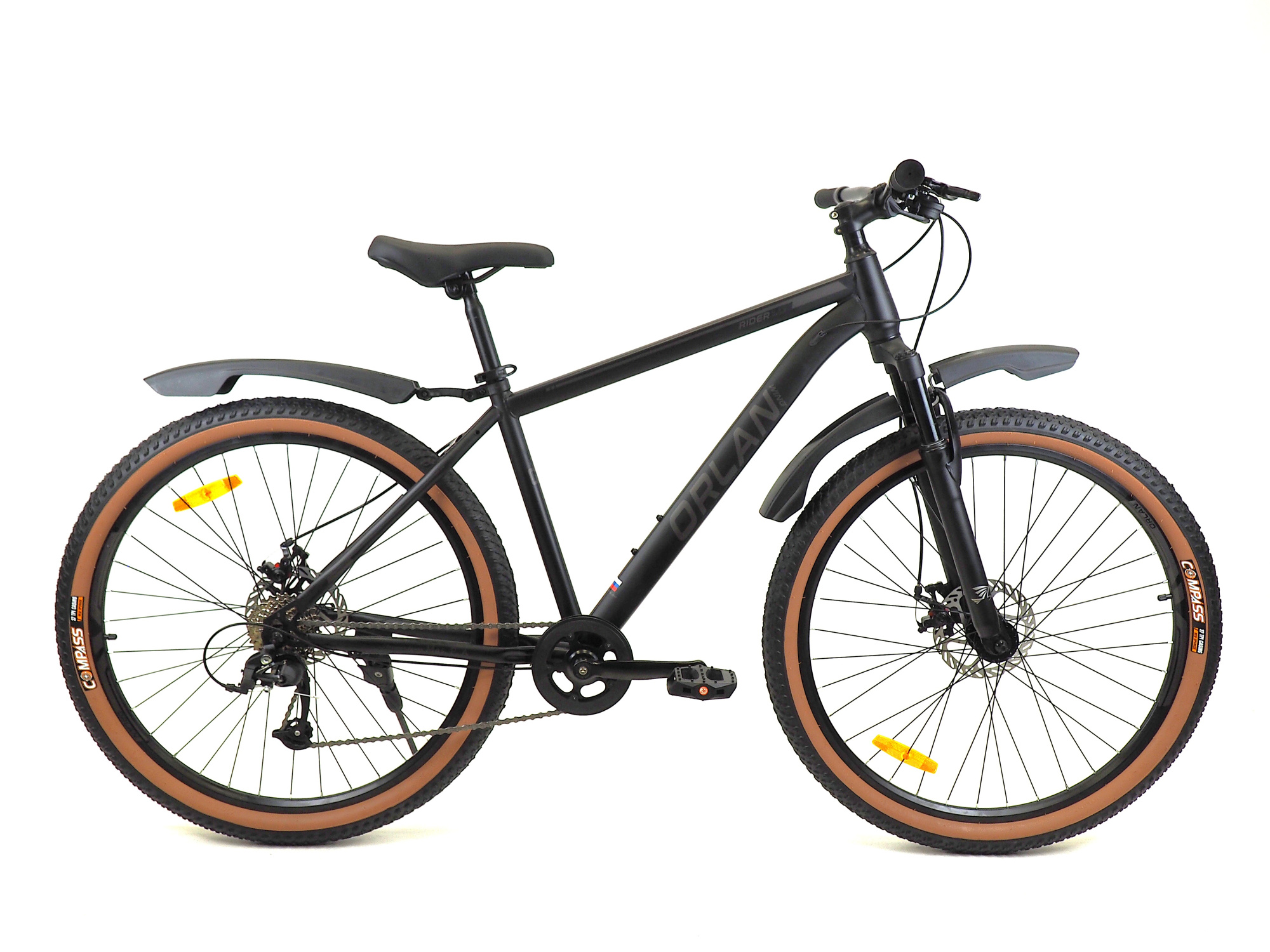 Велосипед ORLAN WING 27.5" RIDER 1.0 черный, сталь, размер 18