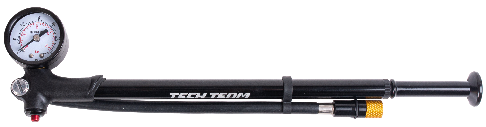 Насос высокого давления 300 PSI, алюм. корпус., алюм. ручка ,манометр, кнопка сброса давления в сист