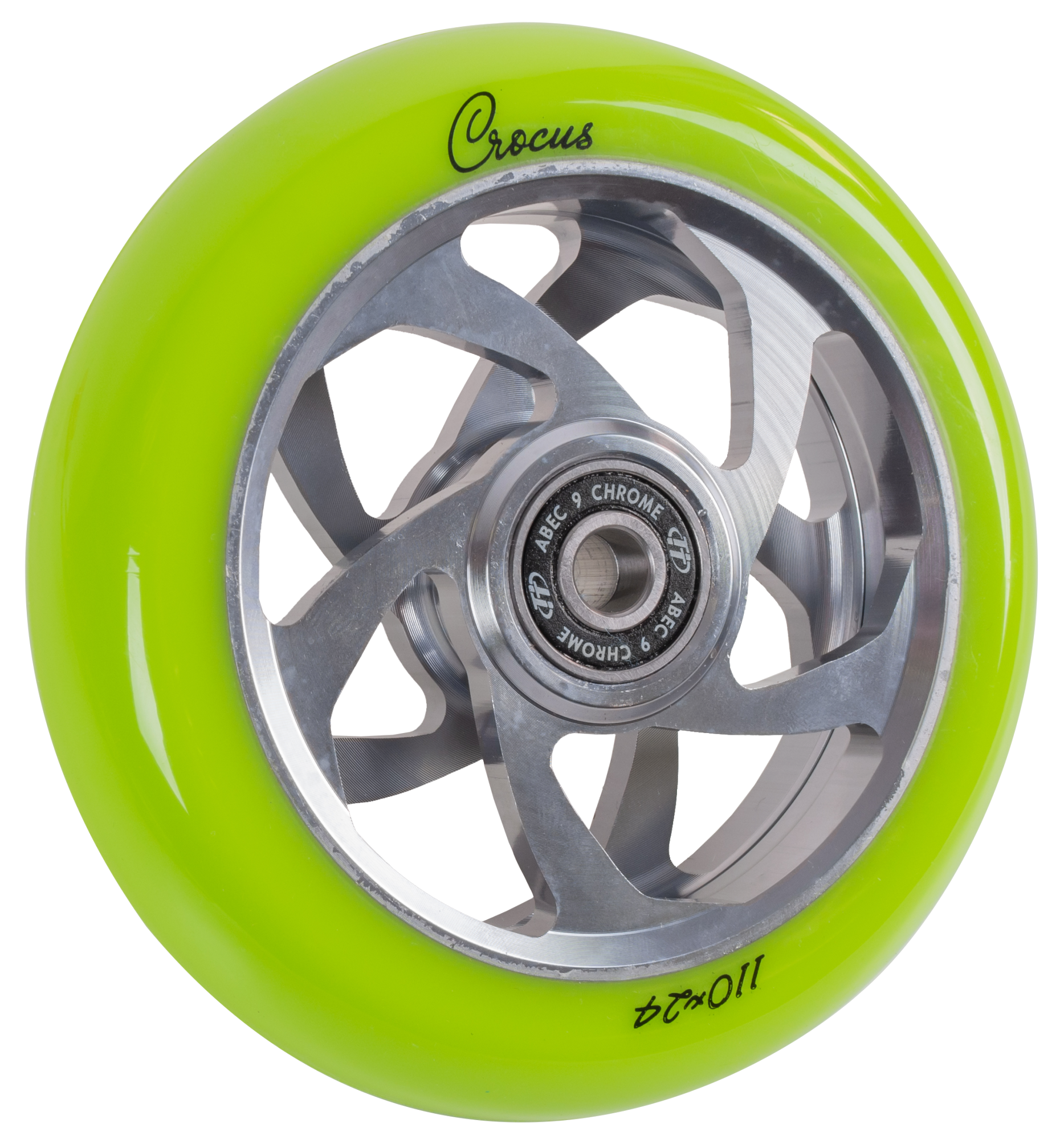 Колесо для самоката X-Treme 11024мм, Crocus, green