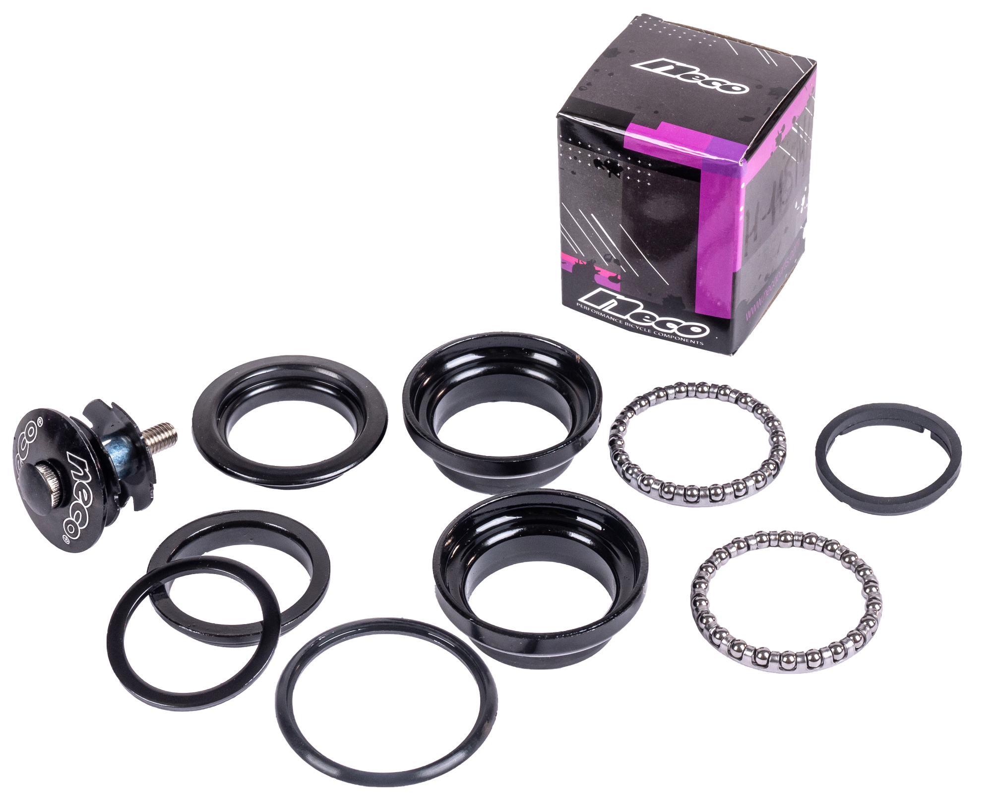 Рулевая NECO H846 1-1/8x34x30, безрезьбовая, внеш чашки в фирм. коробке NECO H846