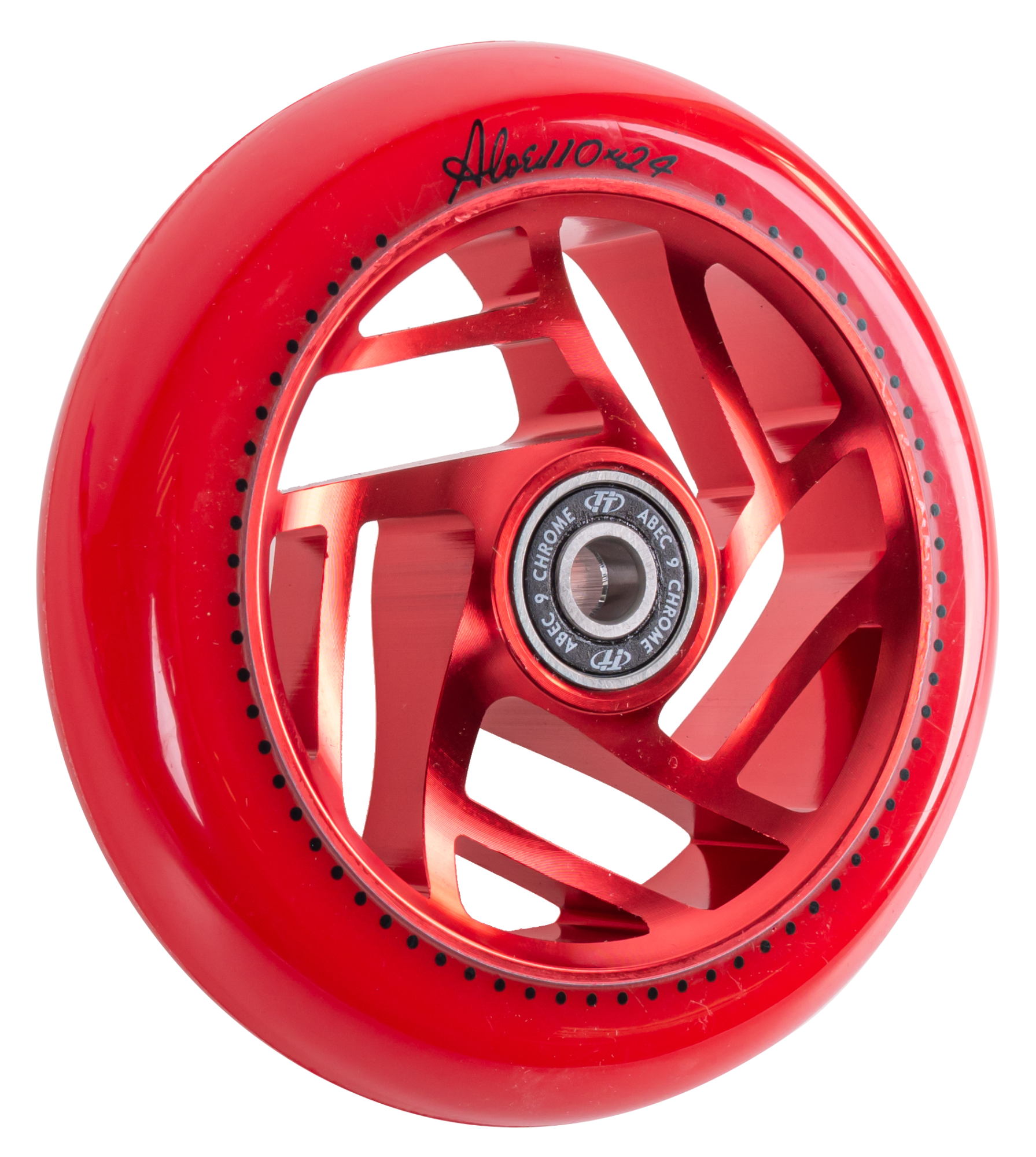 Колесо для самоката X-Treme 11024мм, Aloe, red