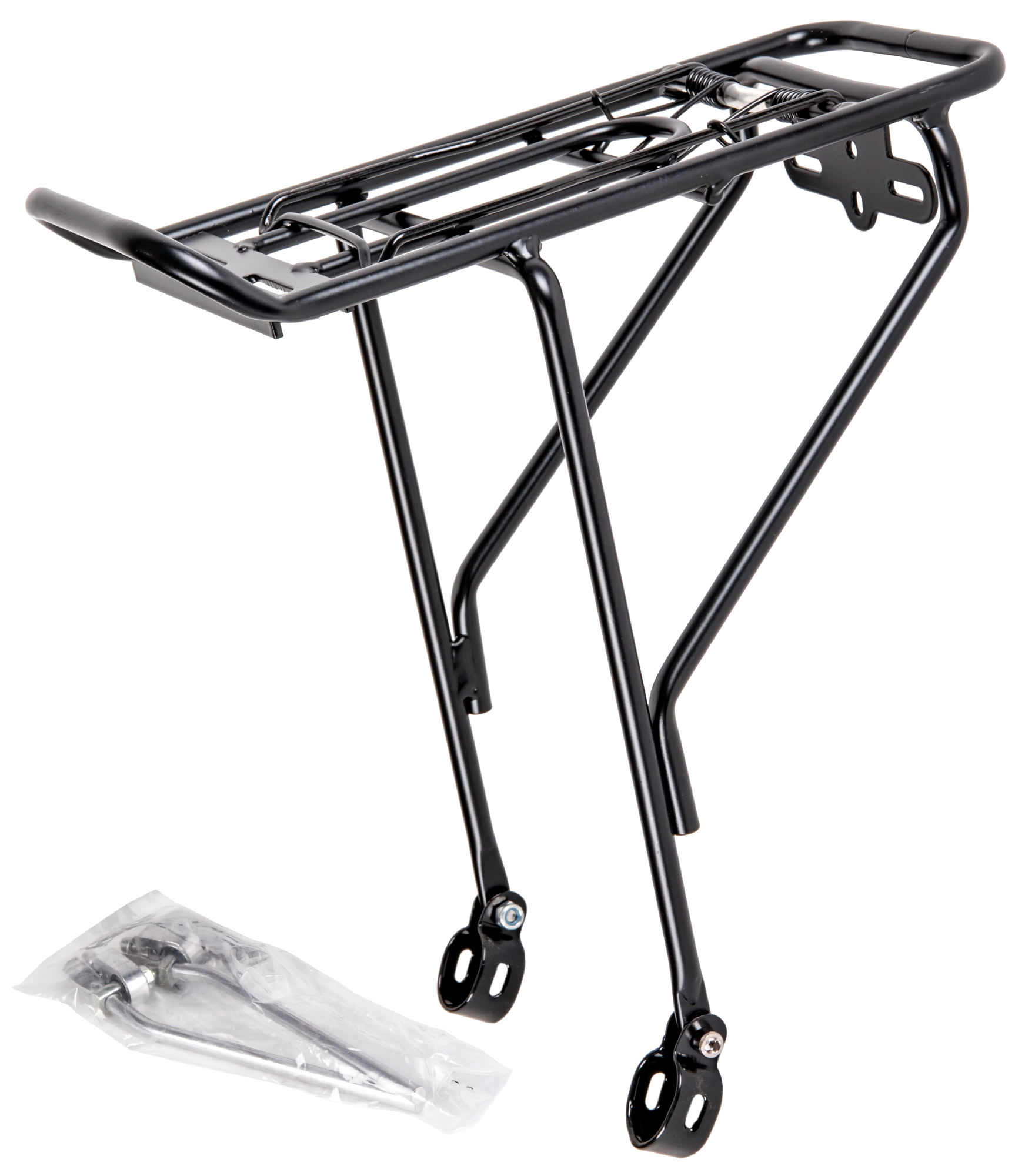 Багажник ал. д/вел с заж., крепление на верх.перья HS-H019A HS-H019A