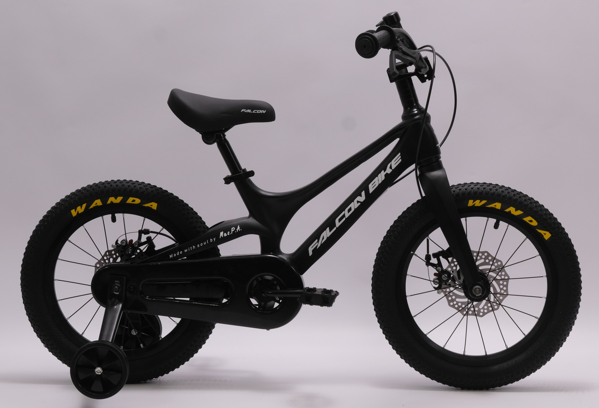 Велосипед FALCON BIKE 14" MILD черный, магниевый сплав
