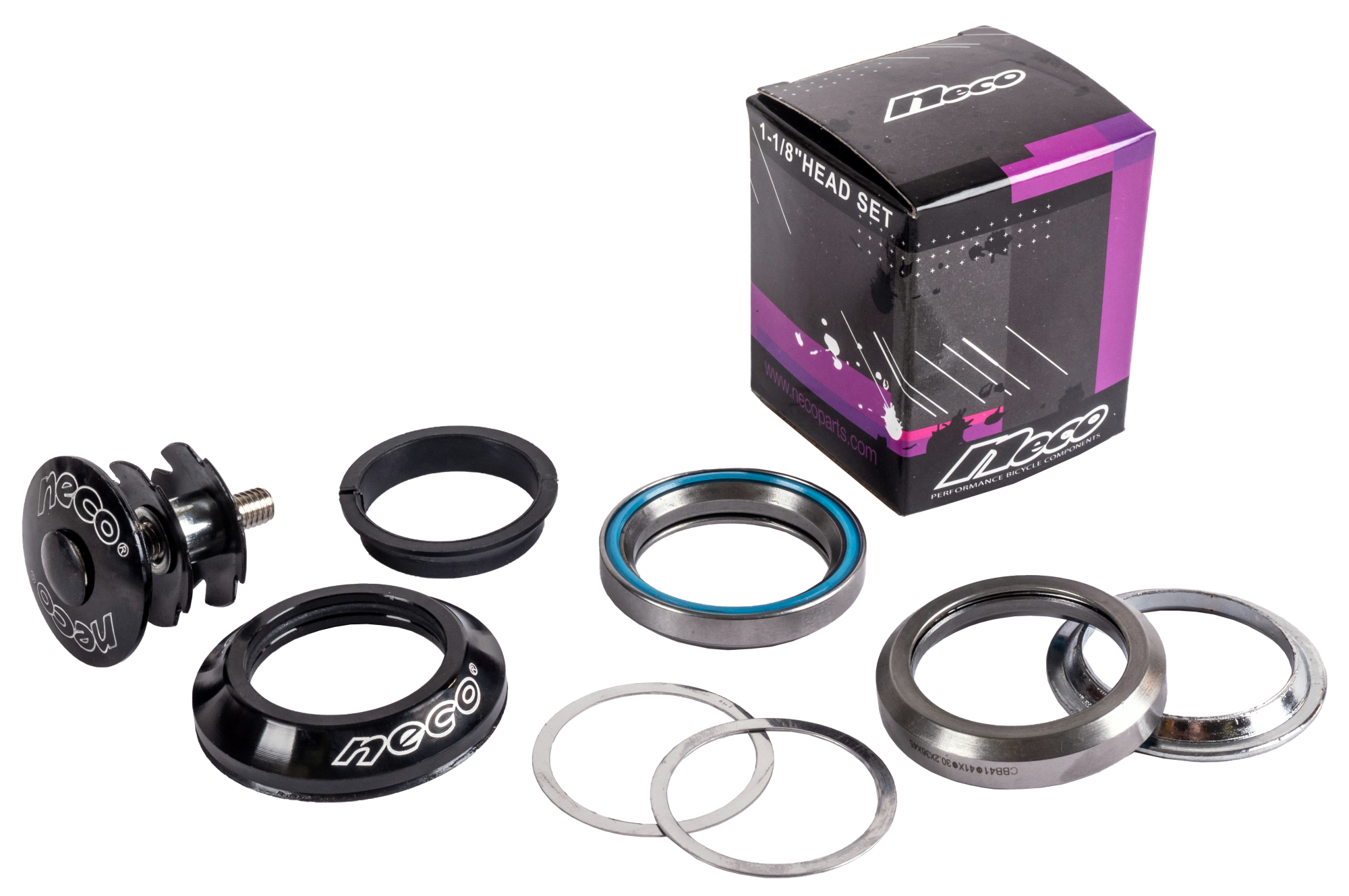 Рулевая NECO H-50, 1-1/8x44x30, безрезьбовая, интегрированная, пром. подшипник 41x36x45 H-50