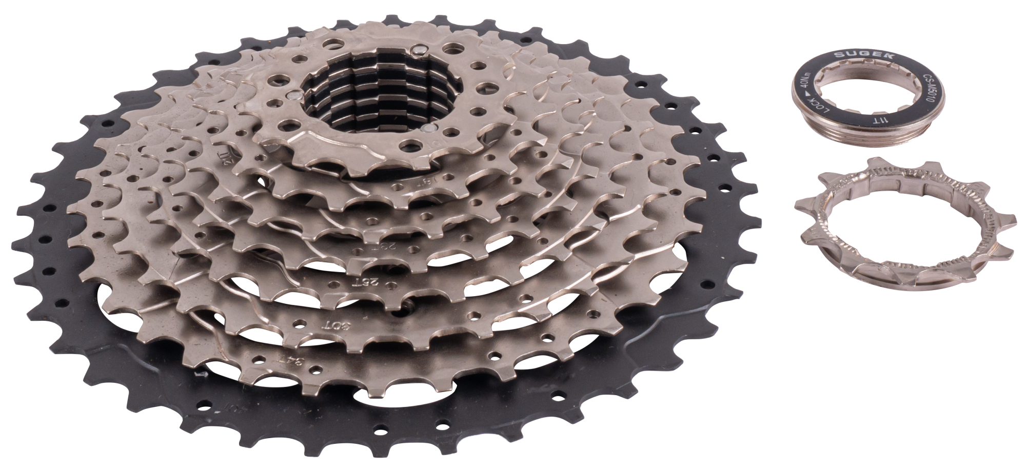 Кассета Sugek CS-M5010, 11-40T, 10 скоростей, сталь CS-M5010