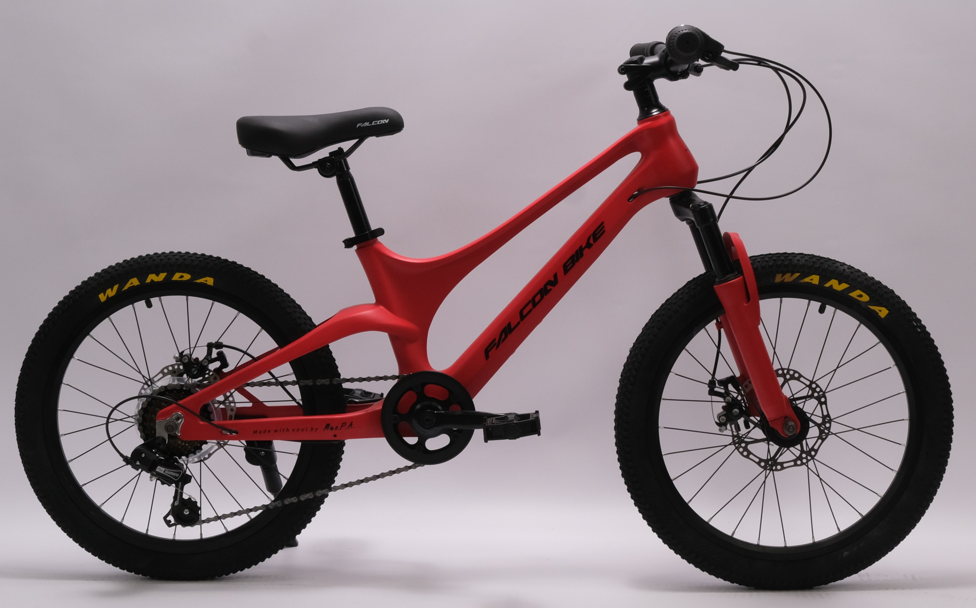 Велосипед FALCON BIKE 20" MILD розовый, магниевый сплав
