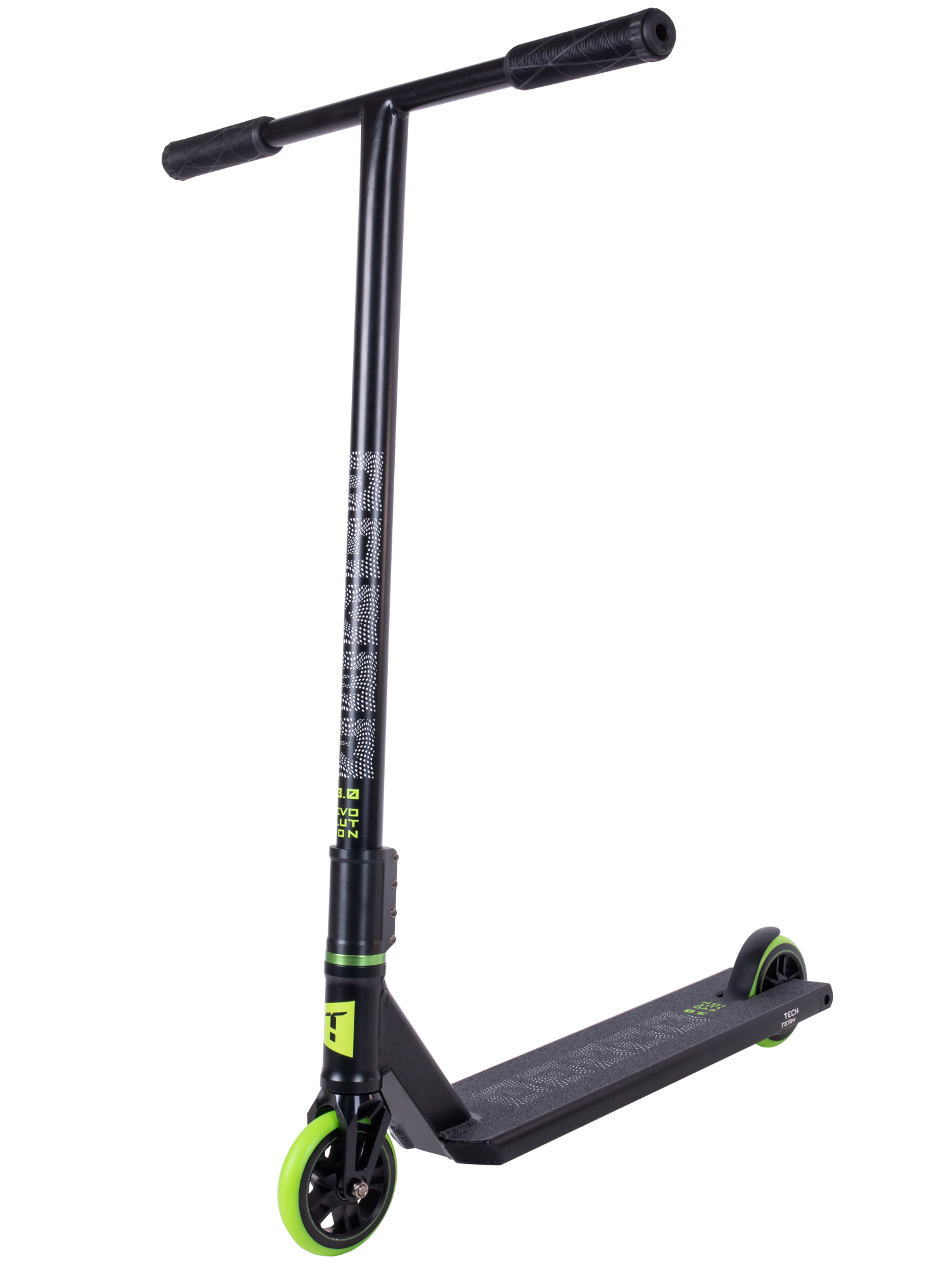 Самокат трюковой Duker 3.0  black/green 1/4